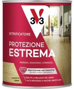 Vetrificatore parquet protezione estrema, cera incolore - 0,75 litri Affare